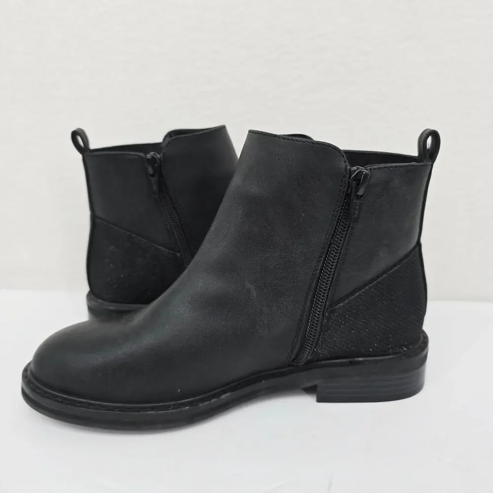 Nordstrom Girl's Kid's Ankle Boots Leather Black 3